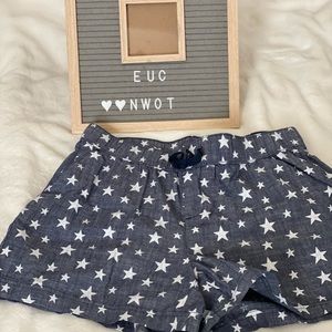 NWOT Americana Navy & Stars summer shorts